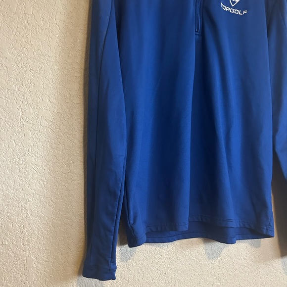 Men’s M Top Golf Blue Pull Over Jacket - Picture 8 of 10